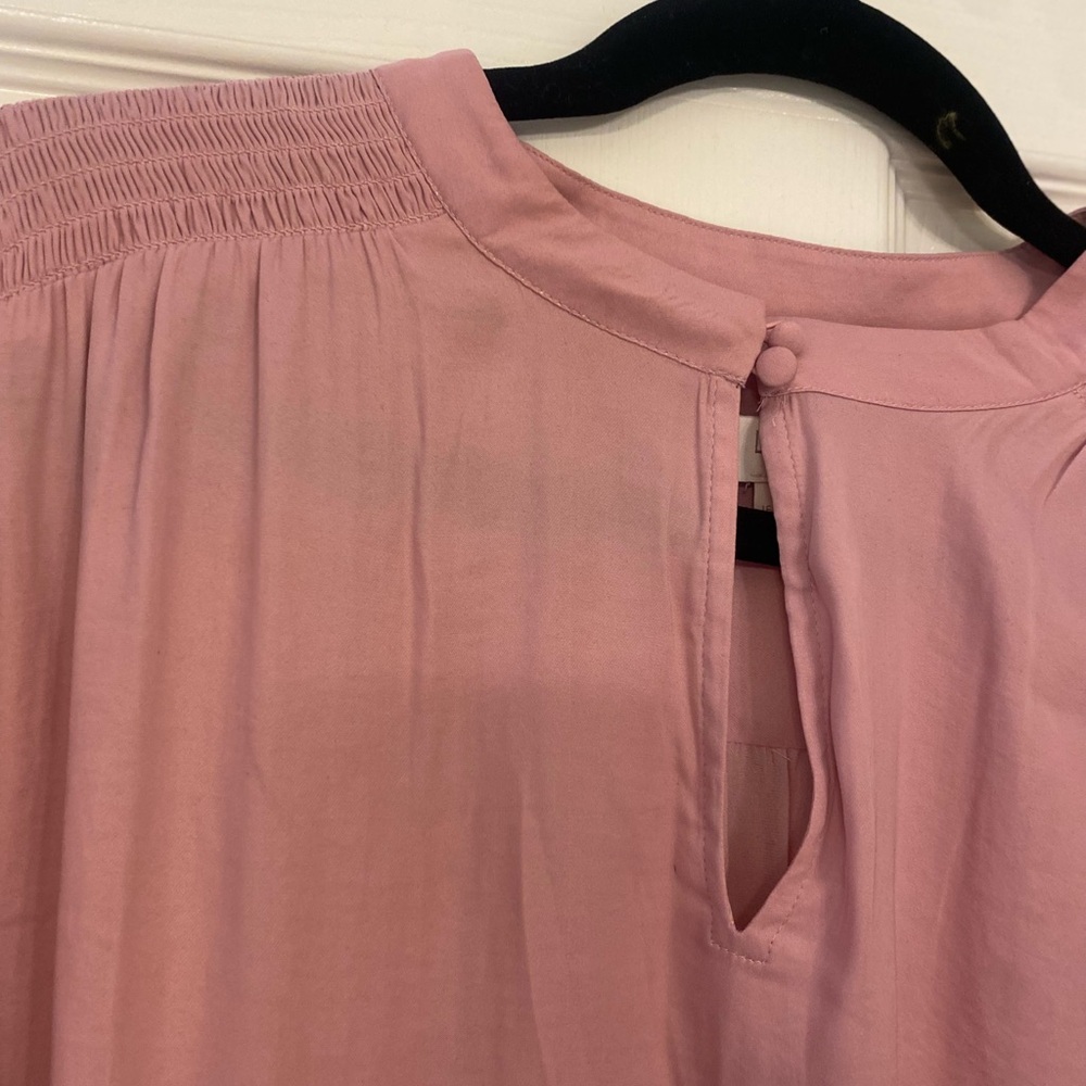 Loft Plus pink blouse.  With Beautiful detail